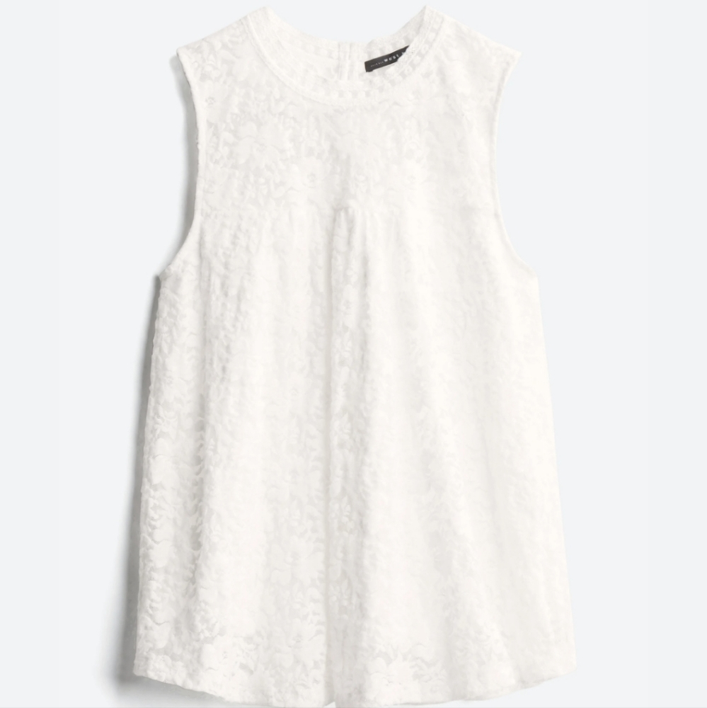 Lace detail blouse